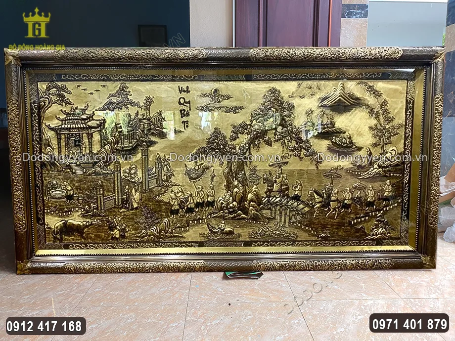 Tranh th&iacute;ch hợp treo ph&ograve;ng kh&aacute;ch, ph&ograve;ng thờ c&uacute;ng uy nghi&ecirc;m